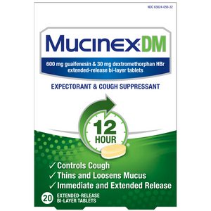 Mucinex® DM 12 Hour Extended Release Bi-Layer Tablets