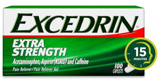 EXCEDRIN® EXTRA STRENGTH HEADACHE RELIEF AVAILABLE IN CAPLETS AND GELTABS